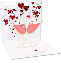 Champagne Romance Red<br>Treasures Pop-Up Card
